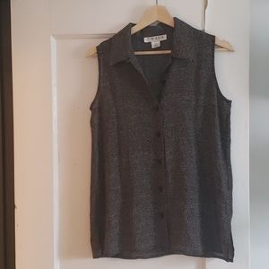 Black patterned blouse